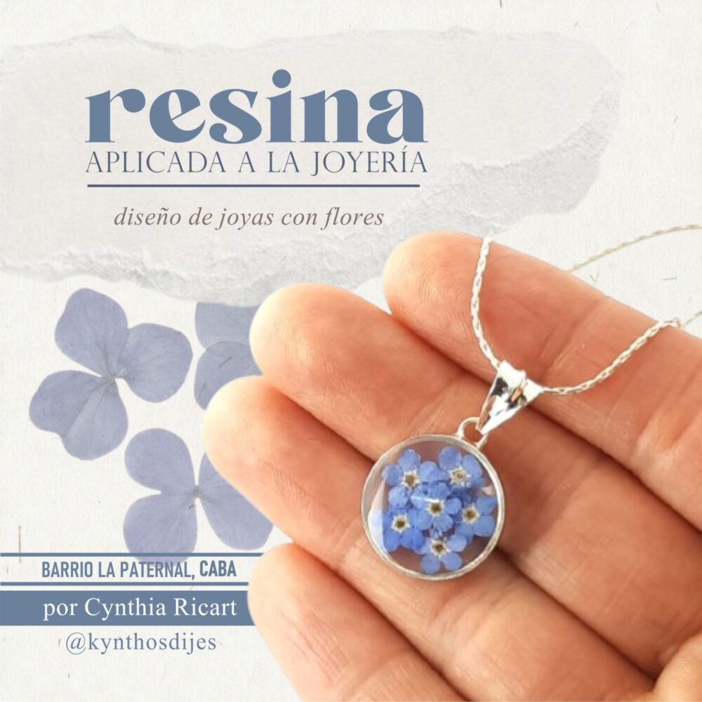 curso presencial joyería con flores