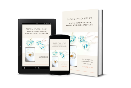 Manual de Resinas Combinadas Aplicado a la Joyería con Flores