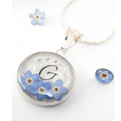 Resina Uv Aplicada a la Joyería con Flores Naturales