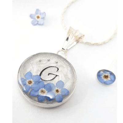 Resina Uv Aplicada a la Joyería con Flores Naturales